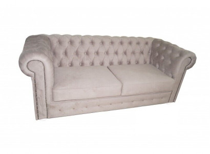 Sofa 2 Sitzer Couch Polster Sofa Textil Couchen Garnitur Zweisitzer Chesterfield